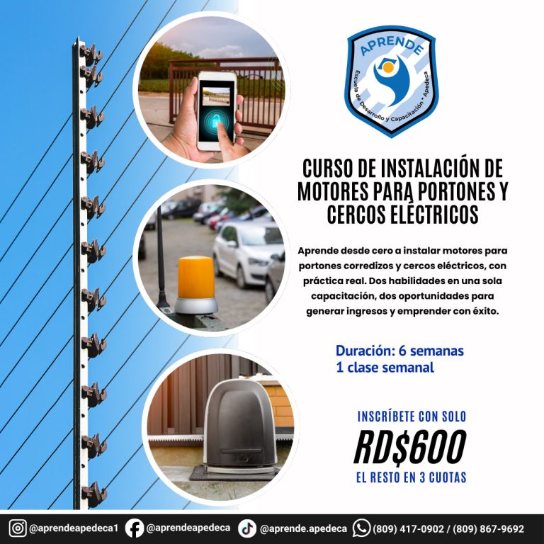 Instalación de Motores para Portones y Cercos Eléctricos