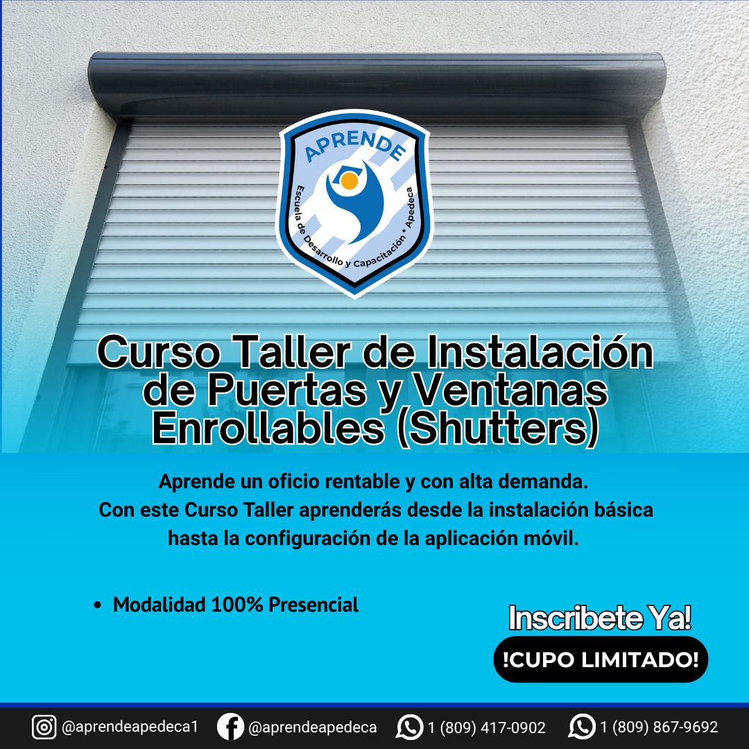 Instalación de Puertas y Ventanas Shutters.