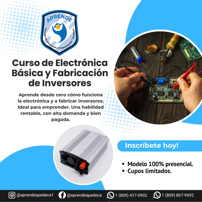 Electrónica Básica y Fabricación de Inversores